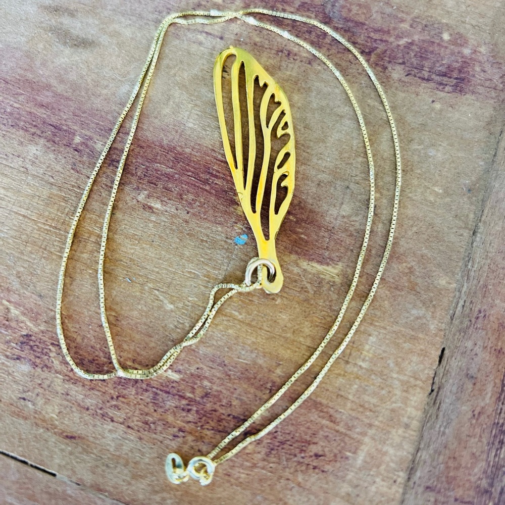 Gold-Plated Local Artist’s Handmade Necklace